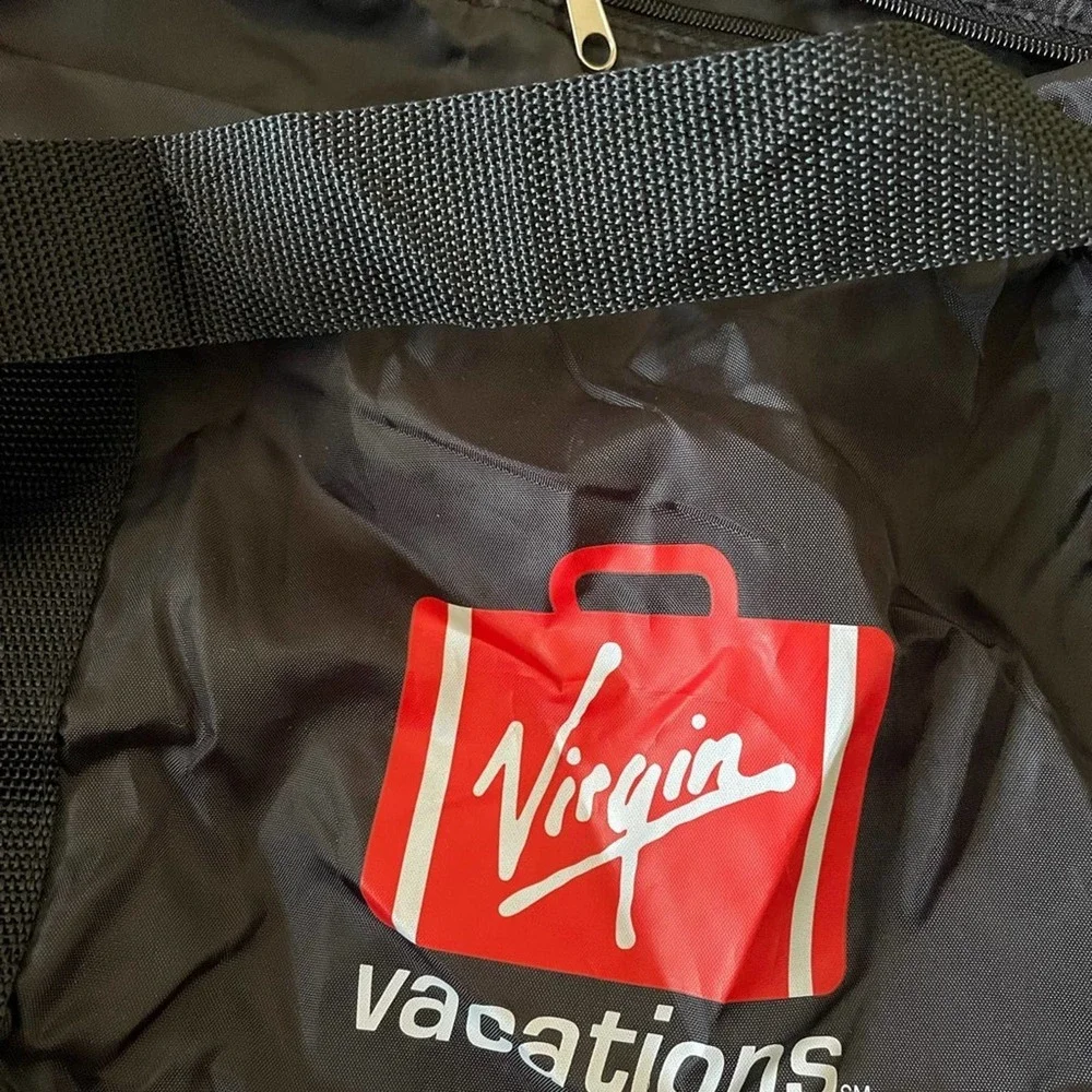 Virgin Vacation Sport/Soccer/Travel Black Tote Bag